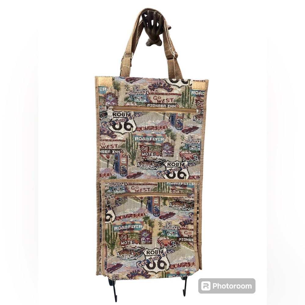 Jade Route 66 Rolling Tapestry Travel Bag